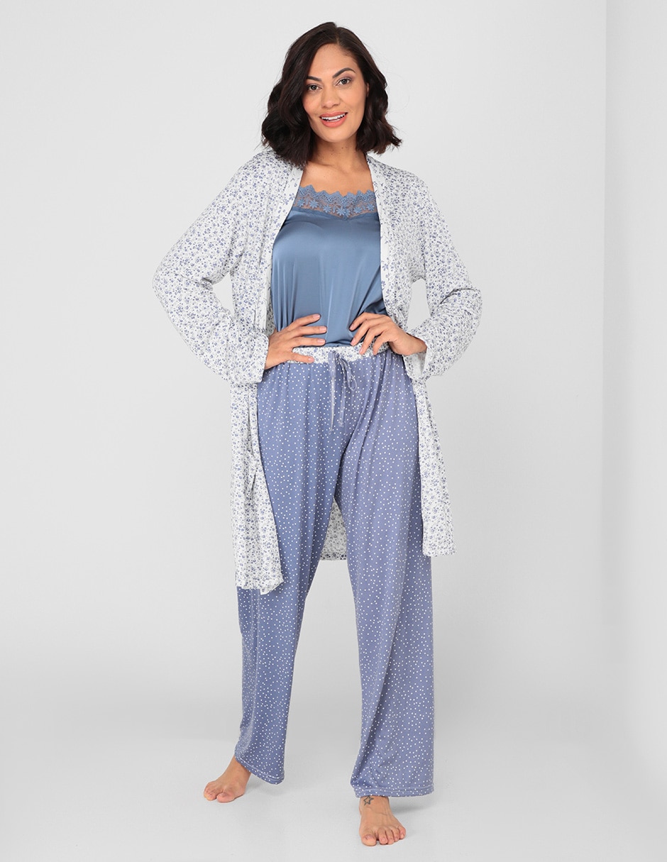 Pantalón pijama estampado para mujer 3